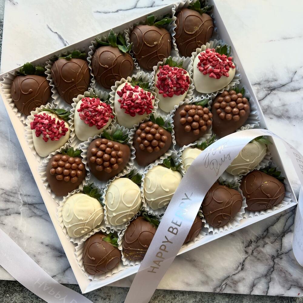 The art of chocolate-dipped strawberries